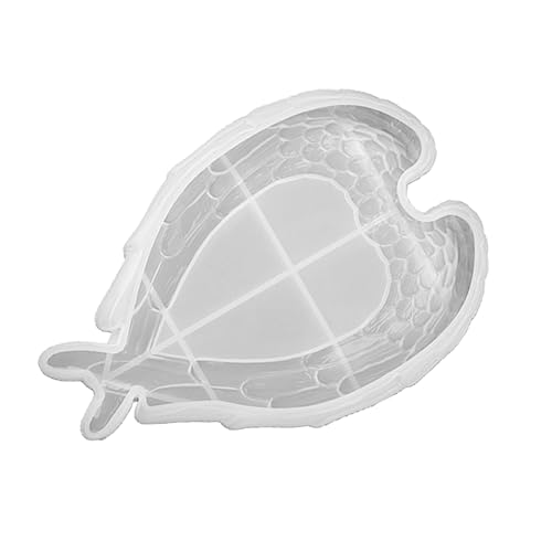 Tofficu 1stk Form Für Spiegelablage Ornamentformen Werkzeug Zur Herstellung Von Flügeln Diy Epoxid Wiederverwendbare Gießform Herz Schmuck De Para Gelatinas Glasur Weiß Kieselgel von Tofficu