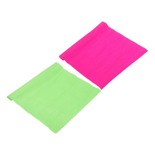 Tofficu 2 Rollen Buntes Handgemachtes Krepppapier Festlicher Korbfüller Geschenkpapier Blumenkrepppapier Bastelpapier Selber Machen Papierkrepp Artwork-papier Hochzeitskrepppapier von Tofficu