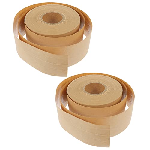 Tofficu 2 Rollen Papier Klebeband Nachfüllung Schrankgriffe abziehen und aufkleben doppelt Saumband Wand verpackungsmaterial packing tape Klebeband für zu Hause Dichtungsband Light Brown von Tofficu