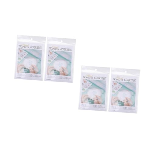 Tofficu 2 Sätze 2 Sets 2 Sets Wasserlösliches Stick Transferpapier Waschbarer Stabilisator Einzigartige Broschen Handnäh Stabilisator Zeichen Stabilisator Kommerzieller 8 Stück * 2 von Tofficu