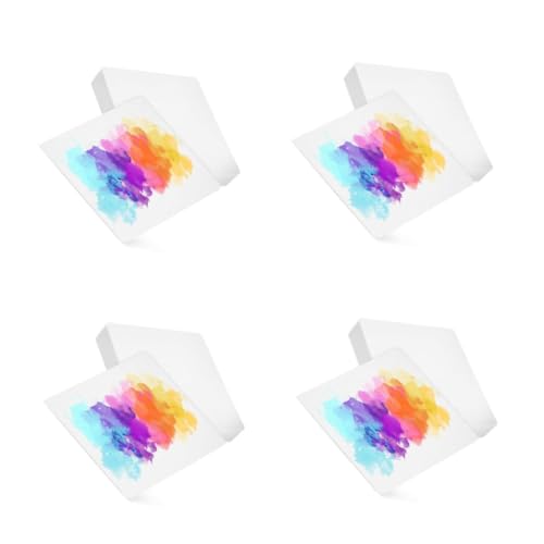 Tofficu 2 Sätze Aquarellpapier Farbblock Aquarellkarton Zubehör Für Die Kartenherstellung Aquarellkarten Aquarellzubehör Wasserzeichnungskarte Papier Bemalen Weiß 50 Stück * 2 von Tofficu