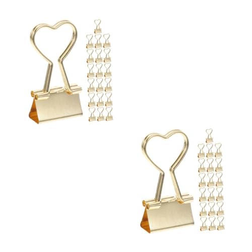 Tofficu 2 Sätze Elliot-ordner Süßer Stifthalter Büroklammern Mini Blind Sticks Lesezeichen Papiergeklammerte Clips Papierclips Winzige Heftklammern Dokumentclips Metall Golden 20 Stück * 2 von Tofficu