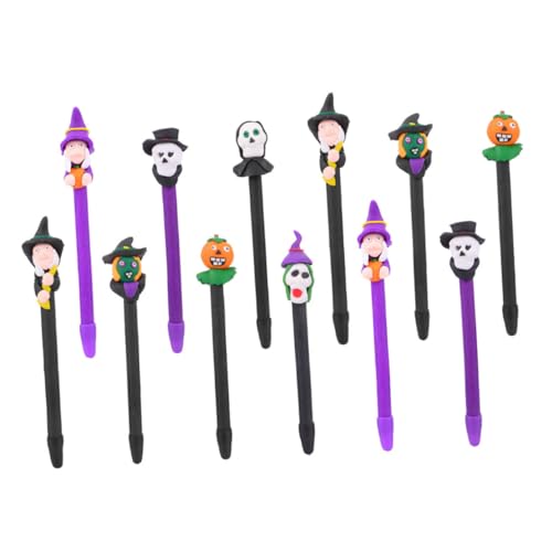 Tofficu 2 Sätze Halloween-kugelschreiber Halloween Halloween Assecoires Remiscence Cartoon-gelstift Halloween-tischdekorationen Kugelschreiber Schreiben Schöner Stift 12 Stück * 2 von Tofficu