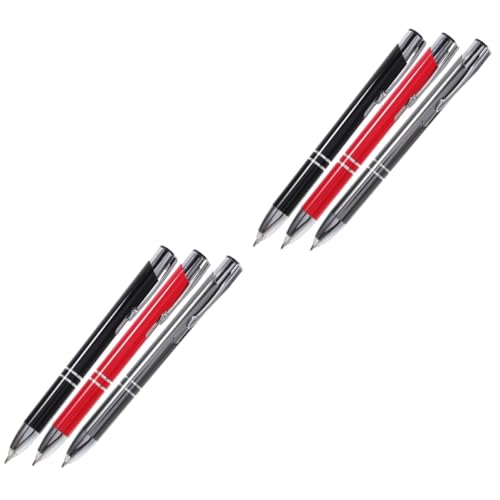 Tofficu 2 Sätze Metall Touch Kugelschreiber Signature Stifte Farbmarker Ausgefallene Stifte Für Männer Textmarker LED Taschenlampen Stifte Coole Stifte Mehrfarbiger 3 Stück * 2 von Tofficu