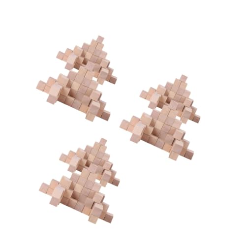 Tofficu 2 Sätze Quadratischer Holzblock Bastelset Basteln Für Diy Holzspielzeug Laubsäge Puzzle Kleine Holzwürfel Leere Holzblöcke Kiefernholz 250 Stück * 2 von Tofficu