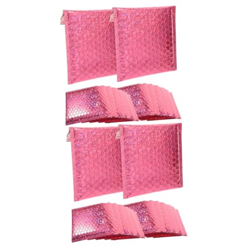 Tofficu 2 Sätze Schaumstoffbeutel Gepolsterte Umschläge Kleine Umschläge Farbige Umschläge Bubble Mailer Zum Verpacken Blase Versandtaschen Farbige Pet-aluminiumfolie Rosy 50 Stück * 2 von Tofficu