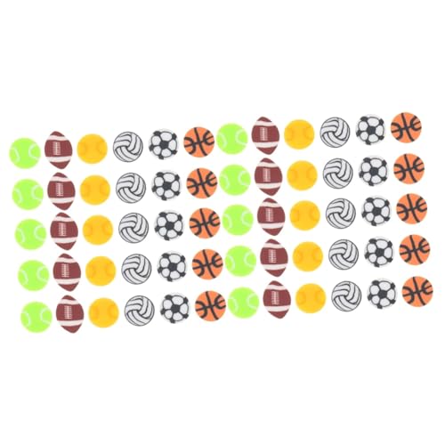 Tofficu 2 Sätze Schmuckzubehör Aus Polymer-tonperlen Armbandperlen Beads for Jewellery Schmuckbasteln Fußballperlen Basketball-perlen Schmuckperlen Halskette Abstandsperle 200 Stück * 2 von Tofficu