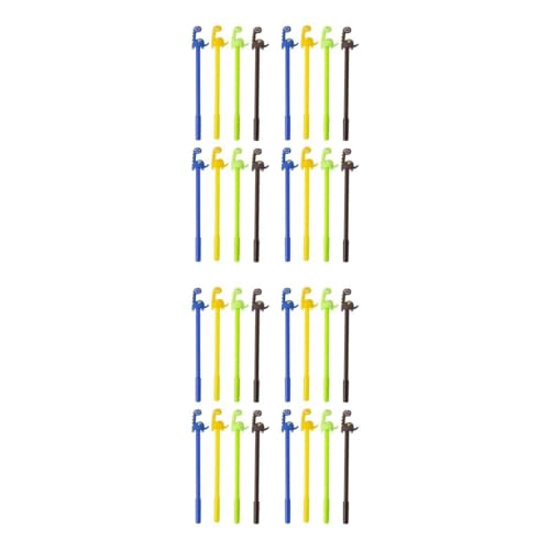 Tofficu 2 Sätze Schwarzer Gelstift Gelstifte Gel Schreibstifte Stickbuch Schulzeug Löschbare Stifte Süße Stifte Kugelschreiber Stift Für Dinosaurier-gelstift Plastik 16 Stück * 2 von Tofficu