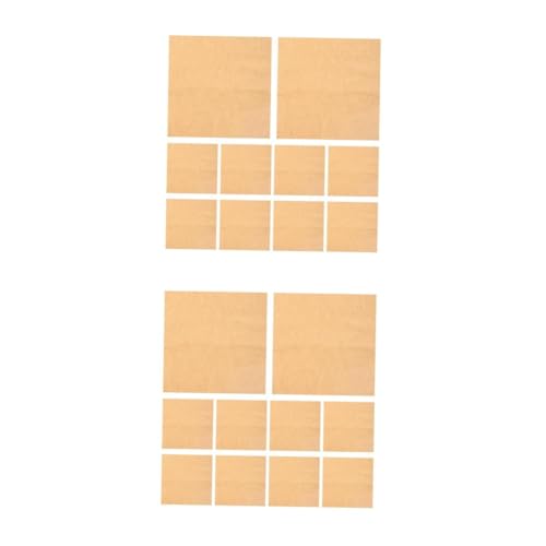 Tofficu 2 Sätze Tonpapier Sandwich-wrap Papier Für Lebensmittelkörbe Schwarzer Plakatkarton Braunes Pergamentpapier Ölabsorbierende Pads Kraftpapier Zellstoff Beige 20 Stück * 2 von Tofficu