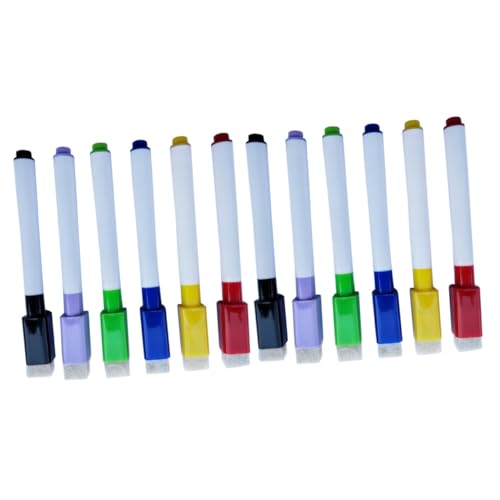 Tofficu 2 Sätze Trockener Löschstift Whiteboard-marker Löschbare Markierungen Für Whiteboards Whiteboard Stifte Magnetisch Magnetische Whiteboard-stifte Whiteboardstift 6 Stück * 2 von Tofficu