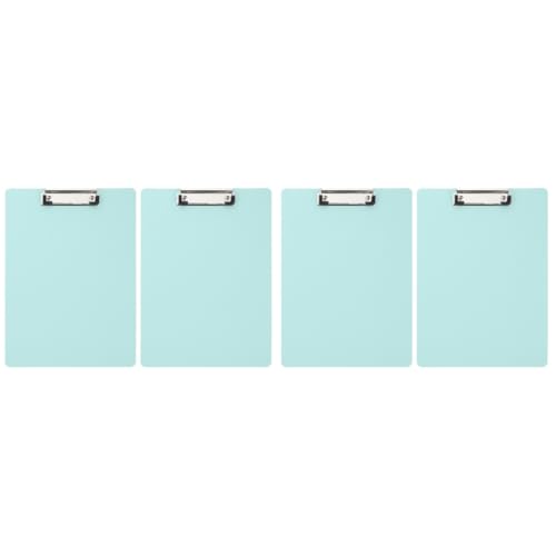 Tofficu 2 Sätze Unterlage Clip Klemmbretter Praktisches Akten-klemmbrett Büro Schreibtafel Buchstabentafel Tragbares Schreib-klemmbrett Zwischenablage Schreiben Pp Light Green 2 Stück * 2 von Tofficu