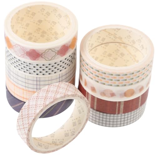 Tofficu 2 Sätze Washi-tape Scrapbook-klebebänder Selber Machen Dekor Waschi Tagebuchband Washi Diy Bastelband Urlaubsbänder Geschenkbänder -klebeband Japanisches Papier 10 Rollen*2 von Tofficu