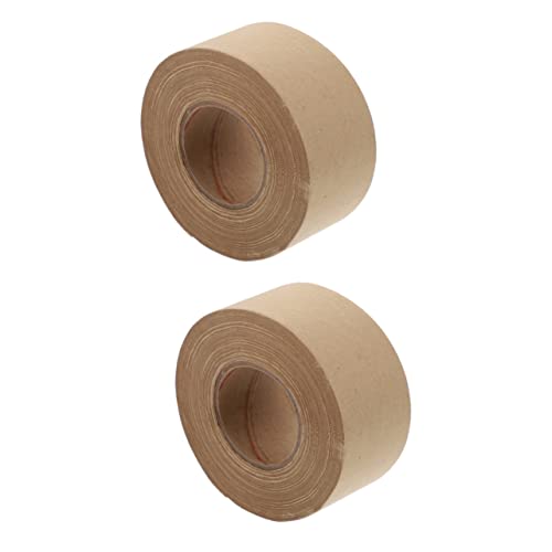 Tofficu 2 Stk Klebeband aus Kraftpapier doppelt Nachfüllungen Maschine Butyl Siegel schälen verpackungsmaterial packing tape Schreibbares Klebeband Packband abdichten Packbänder aus Papier von Tofficu