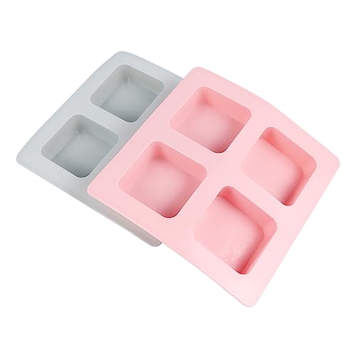 Tofficu 2 Stück 4 Schokoladenform Seifenwerkzeuge Selber Machen Cakesicles Schimmel Fudge-formen Hart Gepresste Seifenform Pfanne Zur Seifenherstellung Fondantformen Diy Seifenform von Tofficu