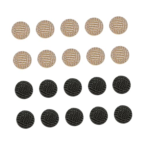 Tofficu 20 Stück Teiliges Metallknöpfe Unisex Langlebige Rostfreie Ersatzknöpfe mit Geeignet für Anzüge Blazer Mäntel Vielseitige Nähknöpfe für Kleidung und DIY Zubehör Tofficu 20 Stück Teiliges Metallknöpfe Unisex Langlebige Rostfreie Ersatzknöpfe mit Geeignet für Anzüge Blazer Mäntel Vielseitige Nähknöpfe für Kleidung und DIY Zubehör von Tofficu
