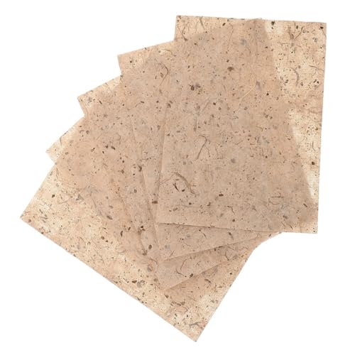 Tofficu 20st Maulbeerpapier Scrapbook-papierblock Decoupage-zeichenpapier Decoupage-papierkalligraphie Kartenpapier Decoupage-papier Zum Basteln Malpapier Selber Machen Bastelpapier Beige von Tofficu