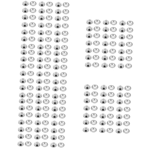 Tofficu 250 Stück Nachttisch Kristallschnalle Mantelknöpfe Kleine Knöpfe Einweihungsgeschenk Transparente Knöpfe Möbelknöpfe Dekorative Möbelknöpfe Acrylknöpfe Mit Metallring von Tofficu