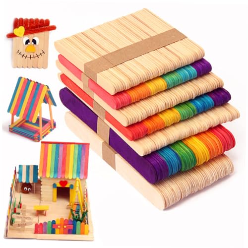 Tofficu 250 Stück Stick Für Diy Aufkleber Eismaschine Eisstiele Bausatz Eiscreme Küchlein Am Stiel Kleine Form Kleine Eisform Cake-pop-halter Klebrig Lutscher Wachsstangen Bambus von Tofficu