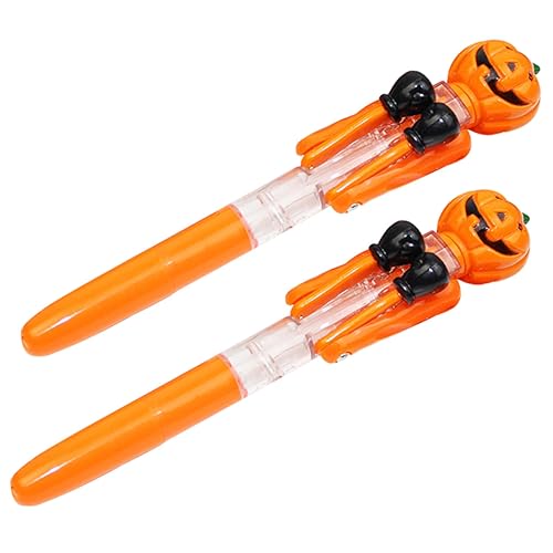 Tofficu 2St Gel Stift schreibkladde stifte lustige stifte Geburtstagsgeschenk Stift lustiger stift Schulstifte Kinderstift Kugelschreiber Kürbisstift Studentenpreis Abs von Tofficu