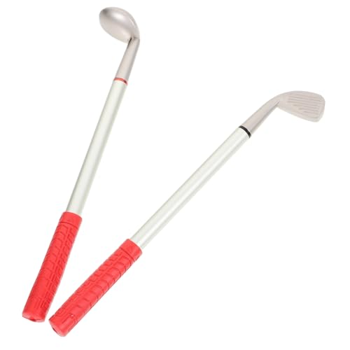 Tofficu 2St Minigolfschlägerstift golf golfgeschenke golf accessories Golfball Schreibwaren Golfball-Pin-Set Gelstift Kugelschreiber Stift aus Legierung Bürogeschenke Metall von Tofficu