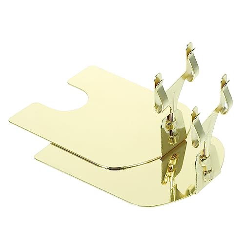 Tofficu 2St Taschenkartenhalter Türaufbewahrung Schuh-Organizer-Aufbewahrung Anzeige Regal pro office organizer büro organizer visitenkarten Kartenspeicher Kartenständer Metall Golden von Tofficu