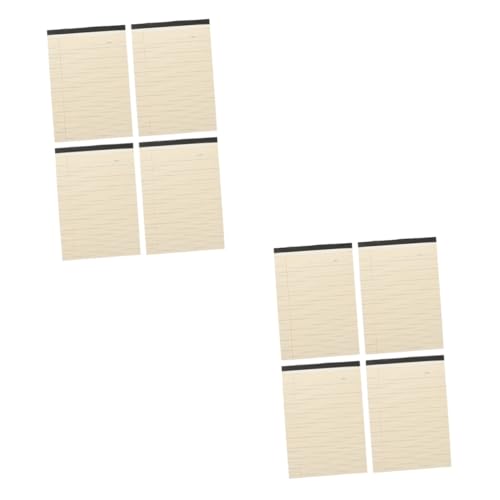 Tofficu 2sets Ideen-notizbuch Write Board Schreibhefte The Notebook Book Noteboon Schreibwaren Sidekick-notizblock Digitaler Notizblock Tablette Papierblöcke Kleiner Notizblock 4pcs*2 von Tofficu