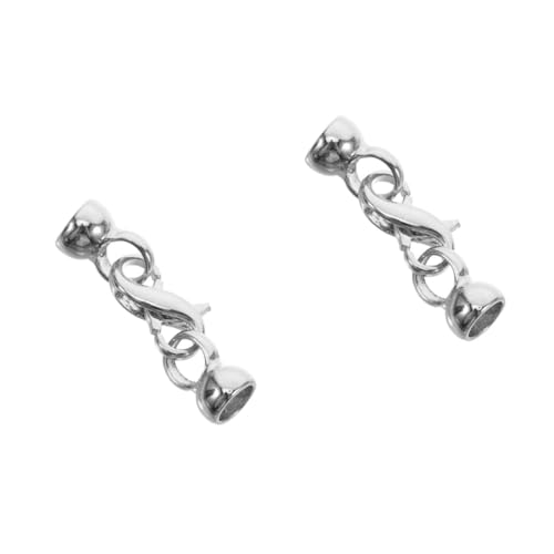 Tofficu 2st Hummerschere Armbandverlängerungen Kettenverbinder Karabinerverschluss Armbandanhänger Selber Machen Karabinerverschlüsse Aus Metall Kettenverlängerungen Kupfer Silver von Tofficu