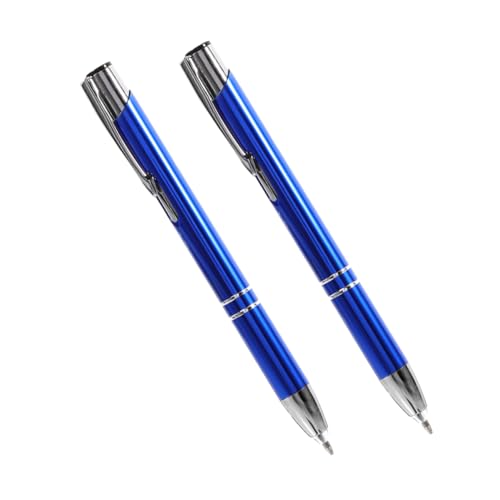 Tofficu 2st Kugelschreiber Aus Metall Mehrschichtige Ohrstöpsel Multifunktions-kugelschreiber Multifunktionaler Kugelschreiber Mittlere Und Kleine Ohrstöpsel Lampenstift Mark Pencil Blue von Tofficu