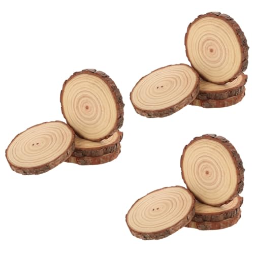 Tofficu 3 Sätze Dekoration Aus Holzspänen Holzplatten Dekoration Diy Holzscheiben Rundholzscheiben Rustikale Wohnkultur Hochzeitsmittelstücke Für Tische Diy Liefert Hölzern 4 Stück * 3 von Tofficu