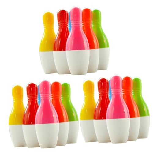 Tofficu 3 Sätze Einziehbarer Bowling-stift Stifte Kugelschreiber Taschenfüller Für Bowling-partys Gadgets Tipp Zappelstift Mini-bowlingspiel Zappeln Mini-bowling-pins Plastik 20 Stück * 3 von Tofficu