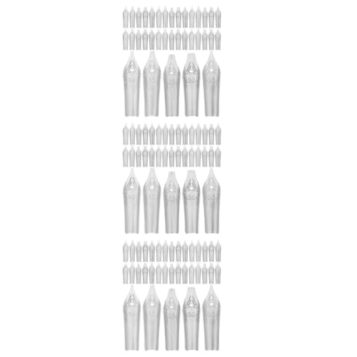 Tofficu 3 Sätze Füllfederhalterfeder Federhalter Ersatznibsen Kalligraphie-metallfedern Ersatz Für Stiftspitzen Federn Für Füllfederhalter Federn Für Stifte Silver 60 Stück * 3 von Tofficu