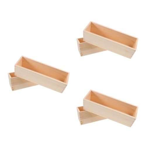 Tofficu 3 Sätze Handgemachte Seifenform Holzseifenform Rechteckige Seifenform Rechteckige Holz Seifenform Holzbox Seifenform Diy Bastelwerkzeug Form Zur Seifenherstellung Beige 2 Stück * 3 von Tofficu