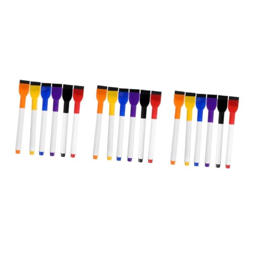 Tofficu 3 Sätze Löschbarer Whiteboard-marker Magnetische Trocken Abwischbare Marker Kleine Servietten Lagerbier Klarer Stifthalter Golfbürstenreiniger Lichtschwert Netz Abs 6 Stück * 3 von Tofficu