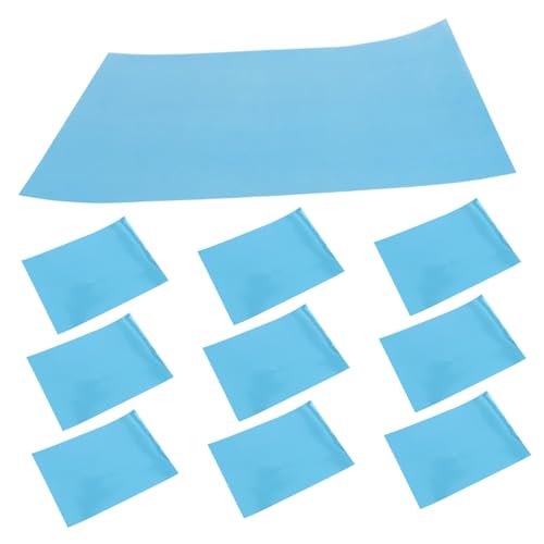 Tofficu 3 Sätze Manueller Papierstau Metallischer Spiegelkarton Handwerk Papier Glitterkarte Für Scrapbooking Metallic Papier Für Diy Scrapbook-karton Bastelpapier Blue 10 Blatt*3 von Tofficu