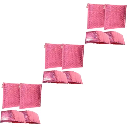 Tofficu 3 Sätze Schaumstoffbeutel Verpackung Einwickeln Kartons Für Den Umzug Kleine Umschläge Farbige Umschläge Briefumschläge Versandtaschen Farbige Pet-aluminiumfolie Rosy 50 Stück * 3 von Tofficu