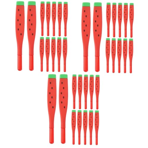 Tofficu 3 Sätze Wassermelonen-gelstift Weißes Band Scrapbooking-stifte Gesteckt Kugelschreiber Schreibpapier Universeller Gelstift Preisgeschenke Schreiben Weiches Gummi Rot 12 Stück * 3 von Tofficu