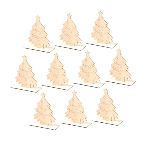 Tofficu 3 Sätze Weihnachtsbaum Weihnachtsdeko Activity Für Weihnatsdeko Weihnachtsaktivitäten Weihnachtskugel Holzplatte Zum Ausmalen Hölzern Beige 10 Stück * 3 von Tofficu