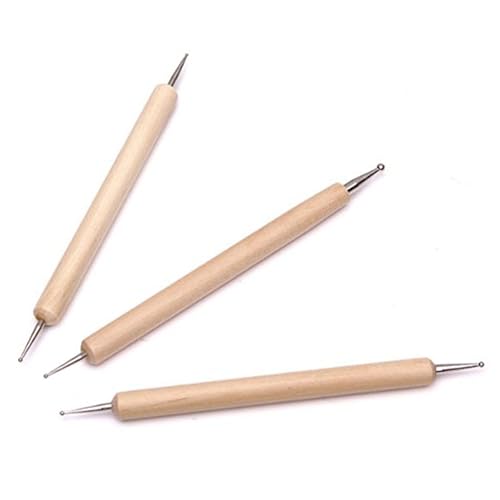 Tofficu 3 Teiliges Ball Stylus Set Für Das Modellieren Von Ton Prägewerkzeug Für Skulpturen Und Gravuren Ideal Für Künstler Und Bastler von Tofficu