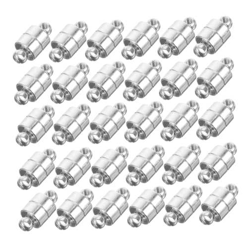 Tofficu 30 Stück Teiliges Kupfer Magnetverschlüsse für Halsketten und Armbänder Langlebige DIY Schmuckverbinder Kompakt und Tragbar Geeignet für Individuelle Schmuckherstellung und Reisen Tofficu 30 Stück Teiliges Kupfer Magnetverschlüsse für Halsketten und Armbänder Langlebige DIY Schmuckverbinder Kompakt und Tragbar Geeignet für Individuelle Schmuckherstellung und Reisen von Tofficu
