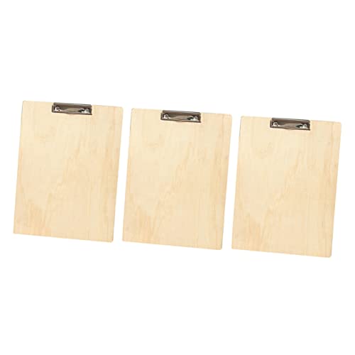 Tofficu 3St Skizzenblock Zeichenbrett Zwischenablage Standard-Clip Skizzenbrett a4 klemmbrett schreibtafel buchstabentafel plank Zeichenbrett skizzieren Zwischenablage skizzieren Legierung von Tofficu