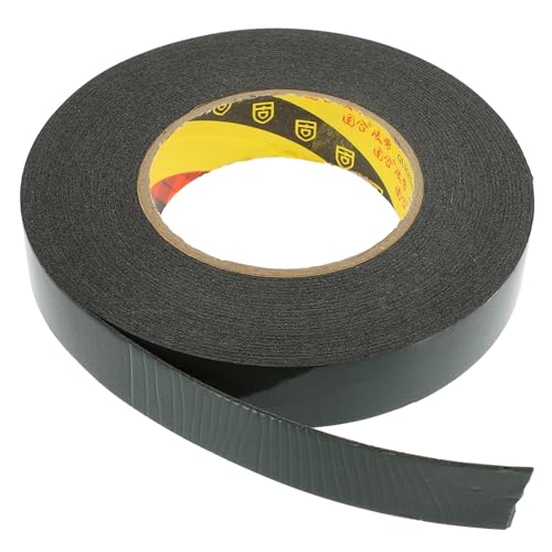 Tofficu 4 Rollen Doppelseitiges Schaumstoff-montageband Teppich Klebeband Selbstklebendes Klebeband Abdeckband Zum Beschneiden Doppelseitiges Klebeband Grafikband Öliger Acrylkleber Black von Tofficu