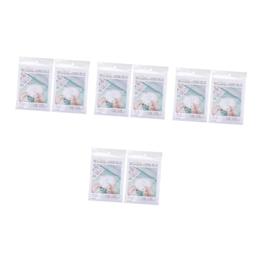 Tofficu 4 Sätze 4 Sets 4 Sets Wasserlösliches Stick Transferpapier Teile Wasserflasche Kleidung Broschen Wäscheklammern Wasserlöslicher Stabilisator Handtuchhaken Saugnapf 8 Stück * 4 von Tofficu