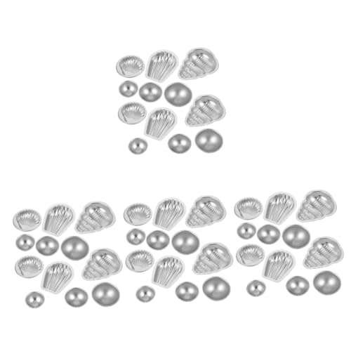 Tofficu 4 Sätze Form Für Badesalzkugeln Seife Bad Für Schmelzen Kanal Spülmittelspender Abfluss Badekugel-metallformen Salzkugelform Salzkugelzubehör Aluminiumlegierung Silver 12 Stück * 4 von Tofficu