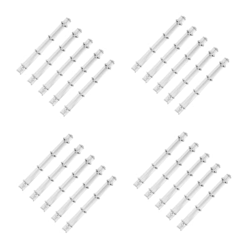 Tofficu 4 Sätze Metallbinder Ersatz-ordnerplaner Budget-ordnerzubehör Zwischenablage Mit Ordner Dokumentenmappe Binder Zwischenablage Binderinge Smarter Ringordner Eisen Silver 5 Stück * 4 von Tofficu