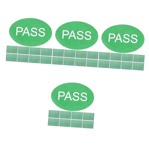 Tofficu 4 Sätze Ovaler Grüner Qc-pass-inspektionsaufkleber Grüner Etikettenaufkleber Farbige Aufkleber Produkt Lager Green Beschichtetes Papier Selbstklebend (stark Klebend) 2000 Stück * 4 von Tofficu