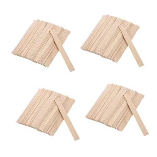 Tofficu 4 Sätze Rührstab Riemen Für Pflanzenpfähle Reifen Automatische Anlagen Gel Mischstab Holzrührer Für Farbe Farbstifte Aus Holz Stöcke Zum Basteln Beige Wiederverwendbar 20 Stück * 4 von Tofficu