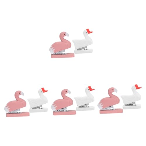 Tofficu 4 Sätze Tierhefter Aus Holz Heimhefter Led-hundehalsband Cartoon-hefter Büro-tischhefter Boho Mini-bürobedarfsset Bindemittel Hundesachen Flamingo-hefter Bausatz Eisen 2 Stück * 4 von Tofficu