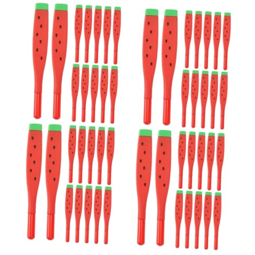 Tofficu 4 Sätze Wassermelonen-gelstift Cartoon-schreibstift Punkt Wassermelonenroller Band Gesteckt Kugelschreiber Schreibpapier Schreibgerät Zeichenstifte Weiches Gummi Rot 12 Stück * 4 von Tofficu