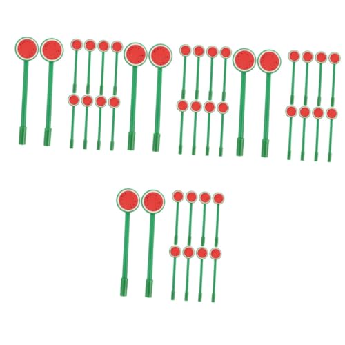 Tofficu 4 Sätze Wassermelonen-gelstift Filzstifte Kugelschreiber Tintenstifte Flair-stifte Feine Punktmarkierungen Stifte Zum Schreiben Von Früchten Stifte Tinte Plastik Green 10 Stück * 4 von Tofficu