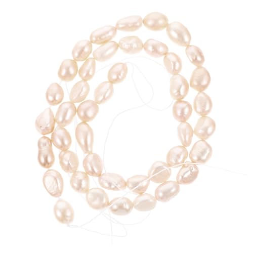 Tofficu 4 Saiten Perle Lose Perlen Perle Für Diy-armband Material Zur Halskettenherstellung Handgemachtes Material Kleine Perlen Bastelmaterialien Diy Bastelperlen Diy-ohrringperlen Weiß von Tofficu